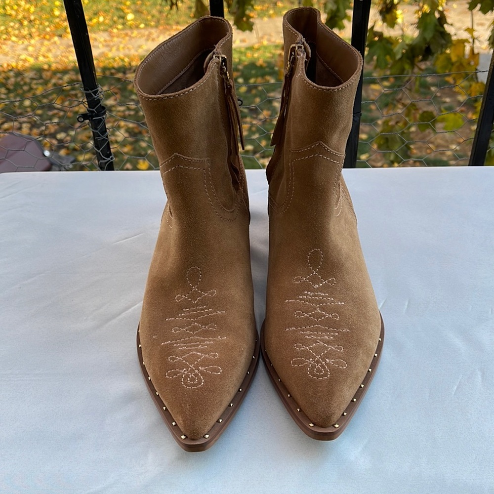Sam Edelman Ava Western Bootie, Size 8.5